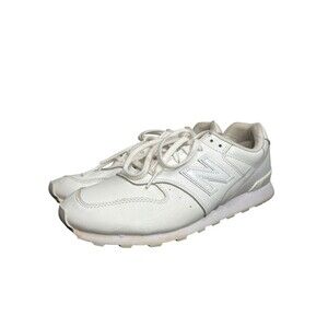 New Balance 696 Sneaker Women's 11 White Leather Athletic Running Casual